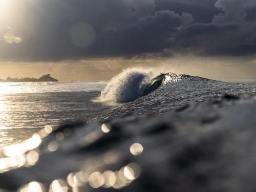 A Moment of Sun on a Cloudy Day in the Marianas Islands