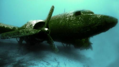 Underwater Plane Wreck