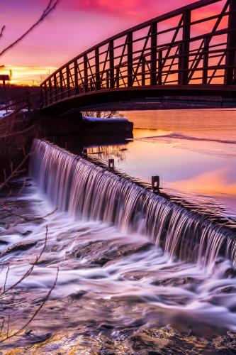 Waterfall at Sunset OC