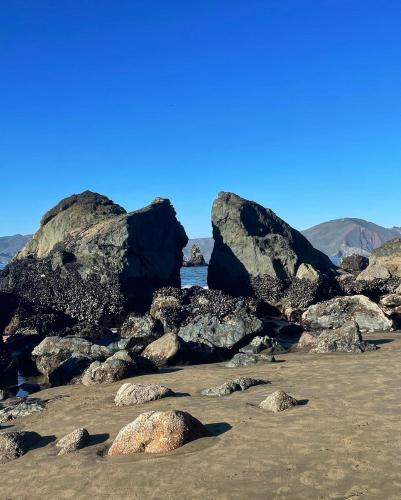 Between two rocks, Northern California, USA