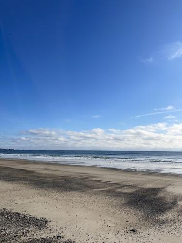 Beach in Jan2023 in Maine