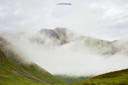 A foggy day in Hatcher Pass, AK