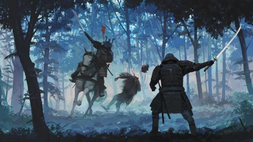 "Samurai Vs Samurai" by Faraz Shanyar