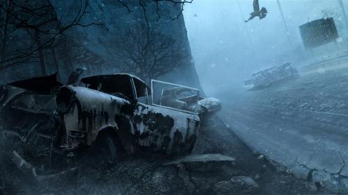 Silent Hill old car wreck