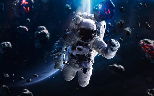 Astronaut lost in space