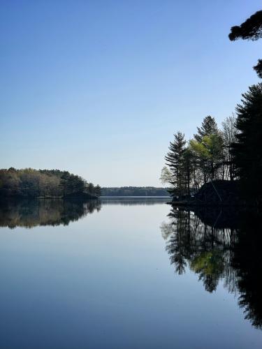 Early morning on Big Salmon Lake, Frontenac Provincial Park, Ontario Canada