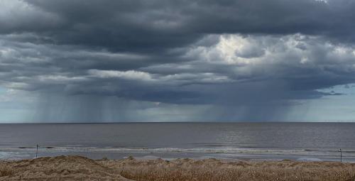 An impressive storm out to sea.  East Coast, UK 2236 x 1138