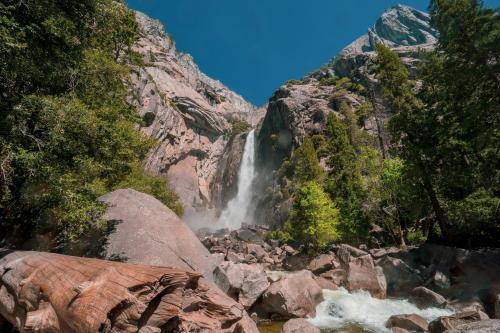 Shot I got at Yosemite Valley! I really loved the water hitting the lens.