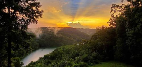 Center Hill Lake, TN at Sunset