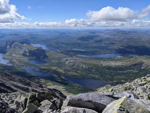 View from Gaustatoppen, Norway