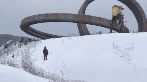 Simon Stålenhag's Sci-Fi Landscapes