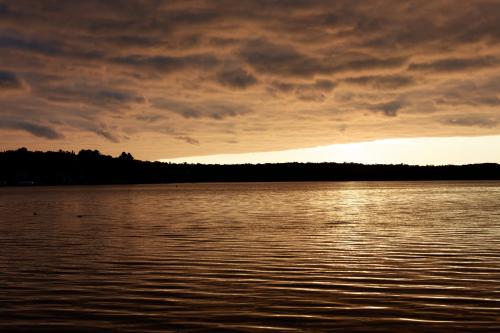 Interesting clouds over Pentwater Lake, Michigan