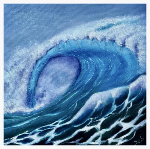 Big wave , oil , me,2023