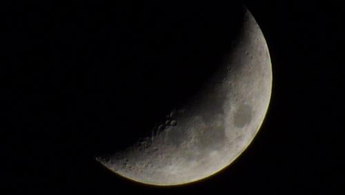 One of my first photos of the moon
