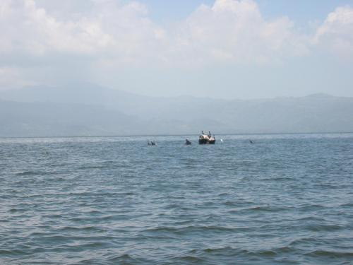 Catemaco lagoon, Mexico