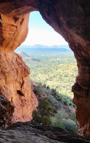 Keyhole Cave. Sedona, Arizona.