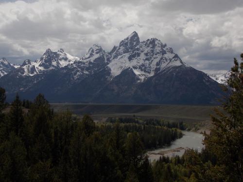 Snake River Overlook in Grand Teton National Park, Wyoming, USA