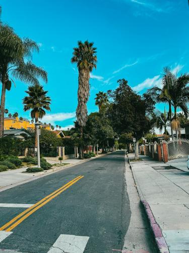 A random street in Los Angeles
