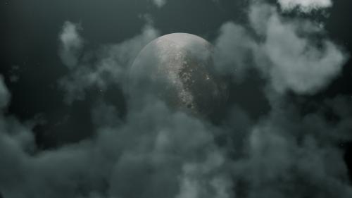 Foggy Moon