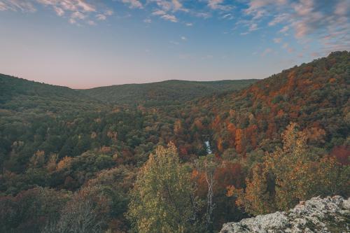 yesterday was my day off, so i got up at 4am and went out for breakfast. Ozark Mountains, Arkansas