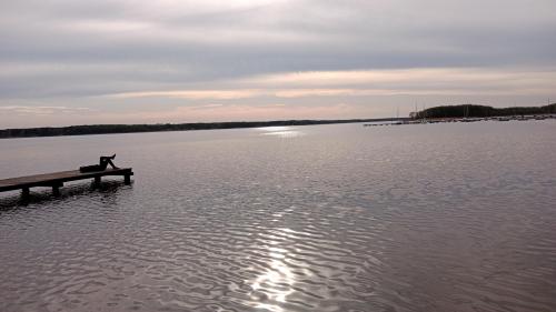Sławskie Lake in Sława, Poland