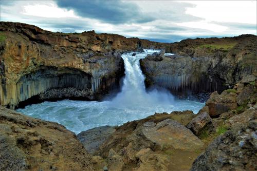 Aldeyjarfoss- a bit off the beaten path in northern Iceland.