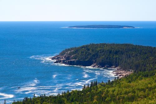 Otter Cliff view from the top of Beehive trail, Acadia NP, Maine