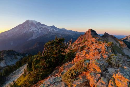 Plummers Peak, Mount Rainier national park, Washington