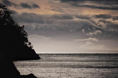 Dusk on Olympics, WA, USA