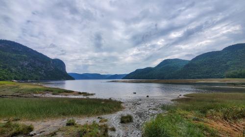 Down view of the Fjord, Québec, Canada