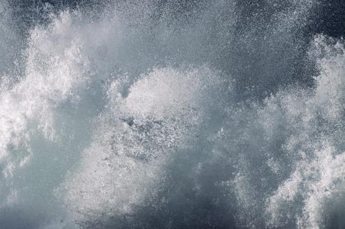 Waves crashing near Bondi Beach, Sydney, Australia