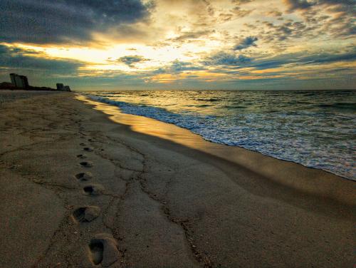 Cloudy Beach Sunrise -Navarre Beach, FL - 10/12/2022