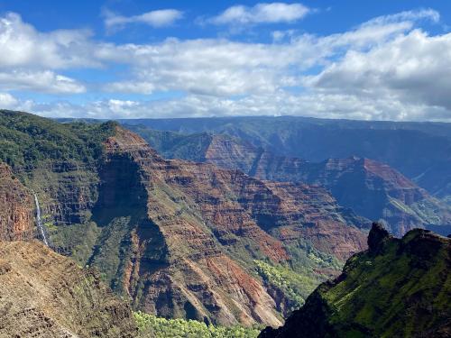 Waipo’o Falls in Waimea Canyon State Park, Kauai