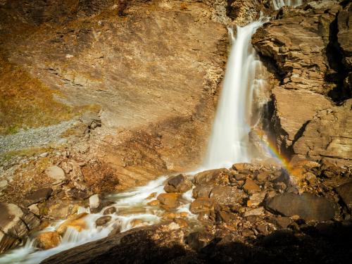 Waterfall near Lac de Tseuzier, Switzerland