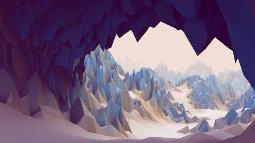 Low Poly Ice Cave