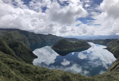 Laguna Cuicocha, Otavalo, Ecuador.