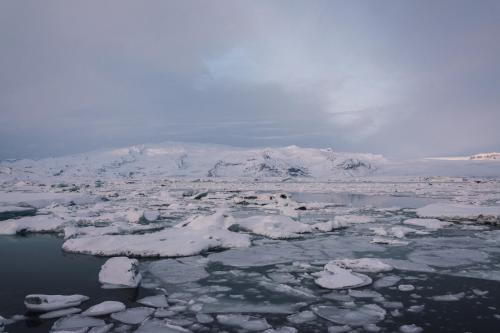 Frozen Bay in Iceland  IG @finnastray