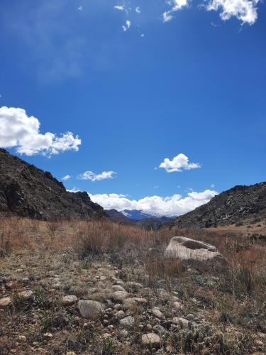 Mountain view from Lone Pine Recreation Site, Fremont County, Colorado.