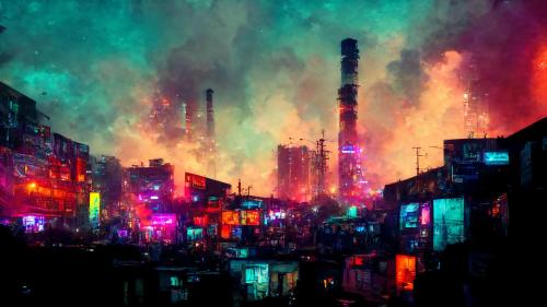 - Techno / Cyberpunk City Slums