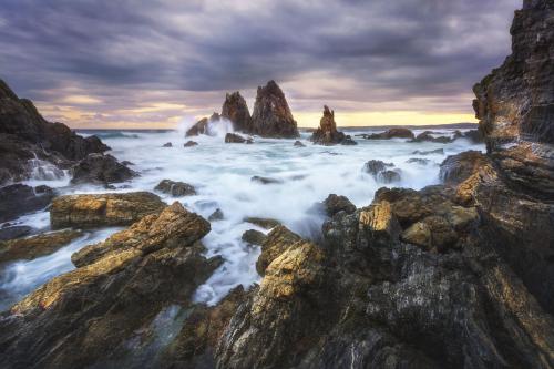 The impressive Camel Rock at Bermagui on the south coast of New South Wales, Australia