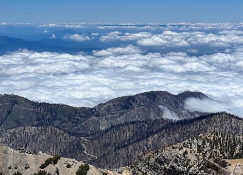 Along the south fork trail to San Gorgonio Mountain, CA