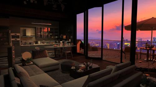Cozy Apartment with Sunset View |  | Rendered  for Youtube