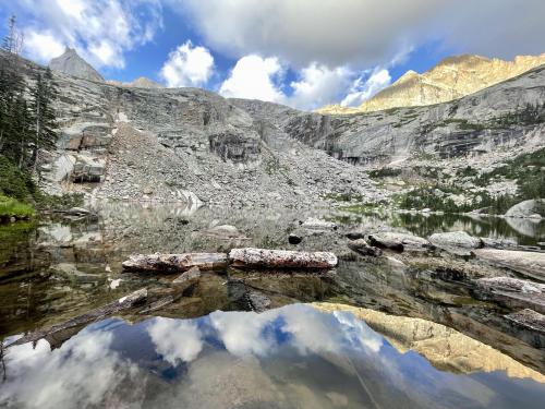 Black Lake just after sunrise in RMNP, Colorado