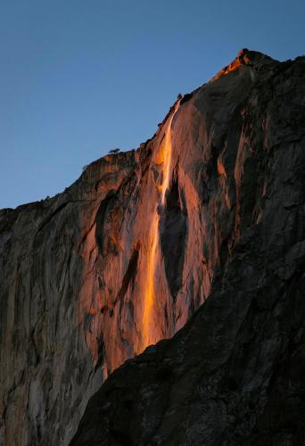Fire-Fall at Yosemite National Park