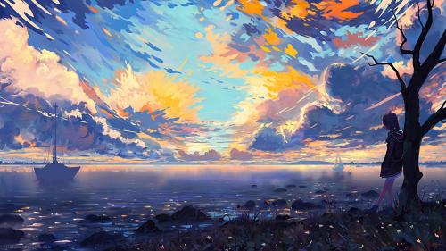 Coast Little girls Clouds