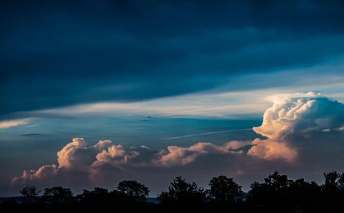 Sunset after a thunderstorm