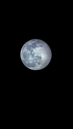 First attempt. The moon, iPhone 12 through a cheap telescope