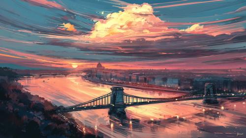 Bridge &amp; Sunset