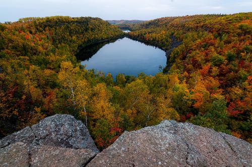 Autumn in Minnesota, Bean and Bear Lake