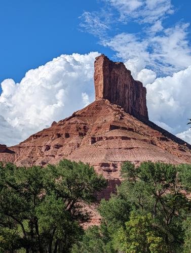 Palisade in Gateway CO. Not a bad view from the patio of my hotel room.